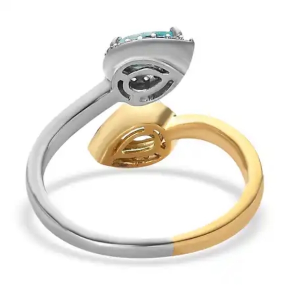 Host Pick 🌟 Madagascar Paraiba Aqua&Green Apatite Ring - Picture 13 of 13